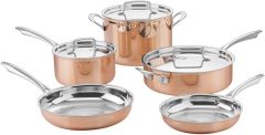 Cuisinart CTPP-8 Copper Collection Cookware Set, Medium