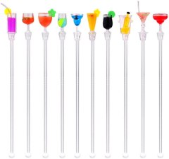 Fashionclubs Acrylic Cocktail Stirrer Sticks