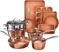 Gotham Steel 15 Pc Copper Collection