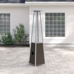 Latitude Run Hammered Bronze Propane Patio Heater