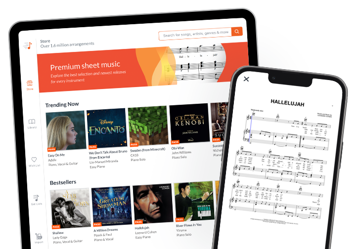 Sheet Music iPad and iPhone App by Sheet Music Direct